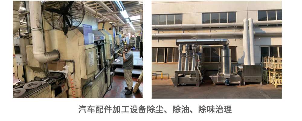 汽车配件加工装备除尘、除油、除味治理_乐虎lehu