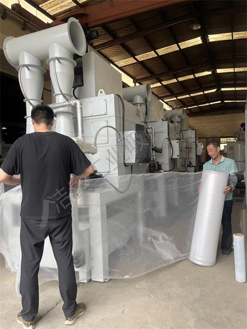三台文丘里湿式除尘器打包准备发货—张家港乐虎lehu工业吸尘器_乐虎lehu