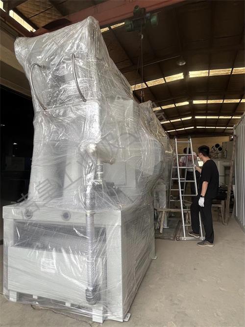 三台文丘里湿式除尘器打包准备发货—张家港乐虎lehu工业吸尘器_乐虎lehu