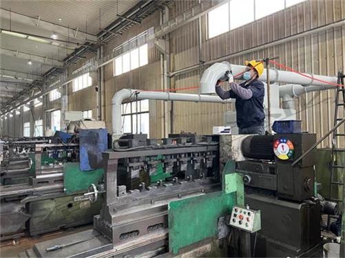 文丘里湿式除尘器除尘管道装置现场——乐虎lehu工业_乐虎lehu