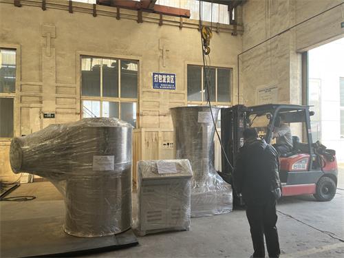 美国企业某食物公司定制的除尘装备打包发货_乐虎lehu