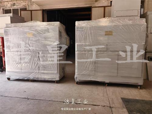 脉冲滤筒除尘器打包发往浙江、甘肃_乐虎lehu